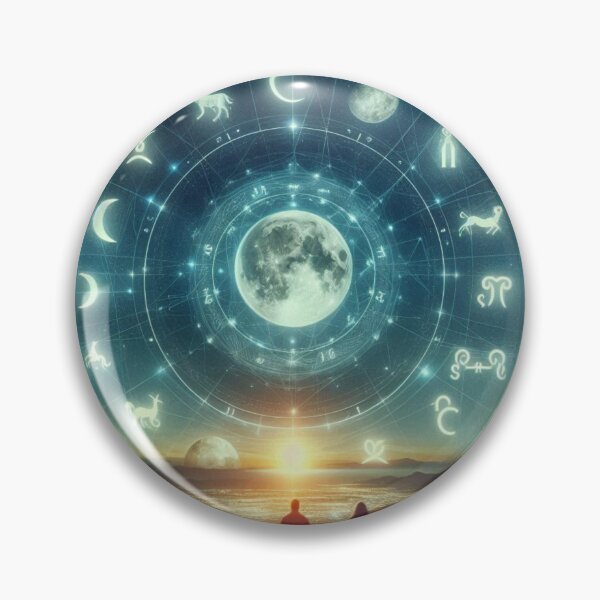Item preview, Dramatic Celestial Moon Circle 2 designed and sold by Sybille-Yates.