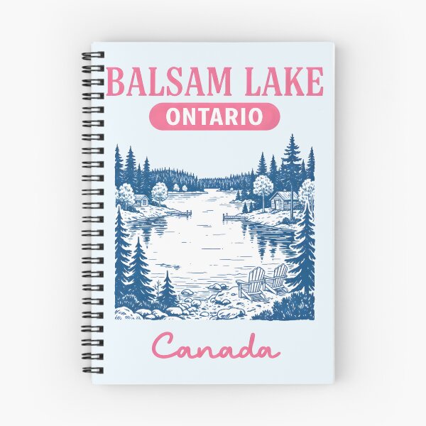 Item preview, Balsam Lake Ontario Canada Pastel Landscape Cottage Camping designed and sold by HowToCanadian.