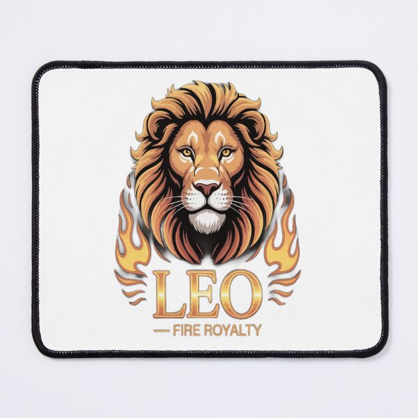 Item preview, Leo Fire Royalty Shirt – Lion Zodiac Astrology Design designed and sold by MoodThreadz.