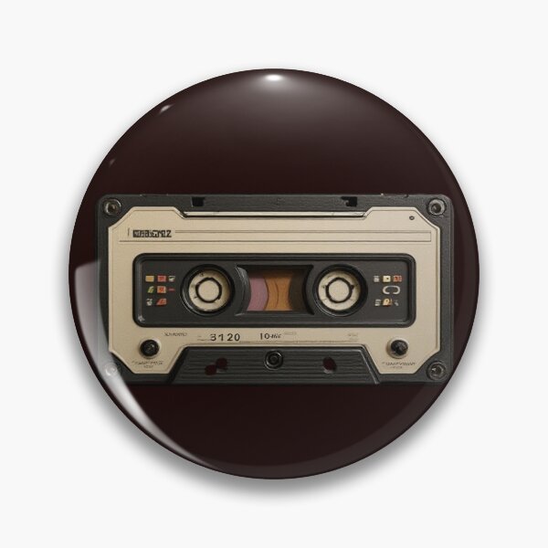Item preview, Retro Cassette Tape Art – Retro Music Arts designed and sold by Retro-Illustrations.