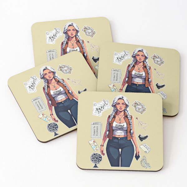 Item preview, Travel Spirit Girl | Wanderlust Vibes designed and sold by Neer arts.