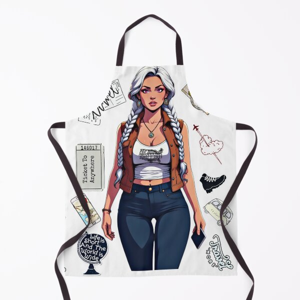 Item preview, Travel Spirit Girl | Wanderlust Vibes designed and sold by Neer arts.