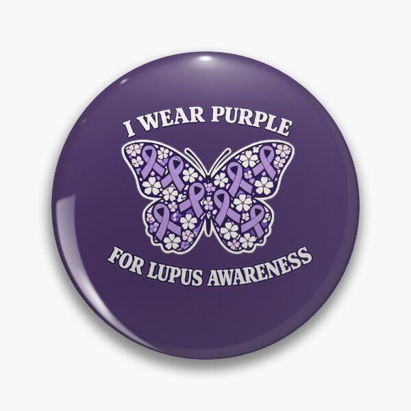 Artikelvorschau, Ich trage Lila für das Bewusstsein für Lupus – Schmetterlingskriegerinnen entworfen und verkauft von clothesy7.
