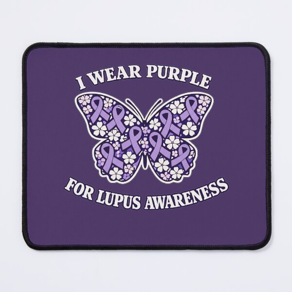 Item preview, I Wear Purple for Lupus Awareness Butterfly Warrior Women designed and sold by clothesy7.