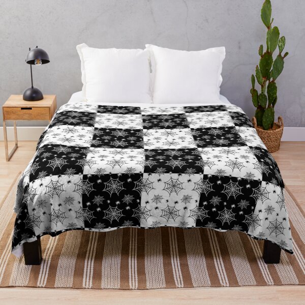 Item preview, Black and white interchange web pattern designed and sold by serenebookworm.