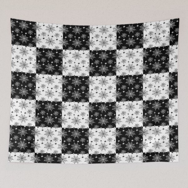Item preview, Black and white interchange web pattern designed and sold by serenebookworm.
