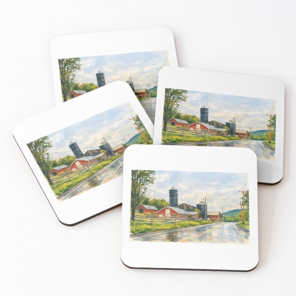 Item preview, Red Barn Alongside the Highway designed and sold by Vermont Gifts and Art.