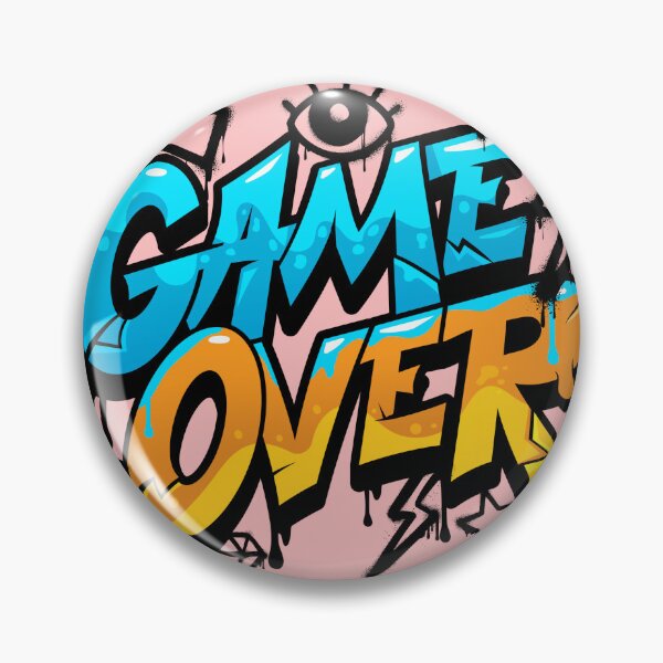 Item preview, Bold Game Over Graphic for Gamers designed and sold by RAWDRIFT.