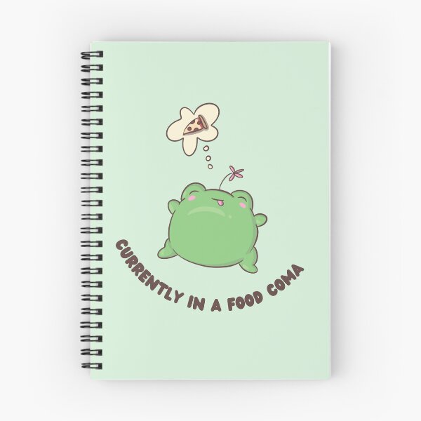 Item preview, Food Coma Frog designed and sold by ShyHomebodyClub.