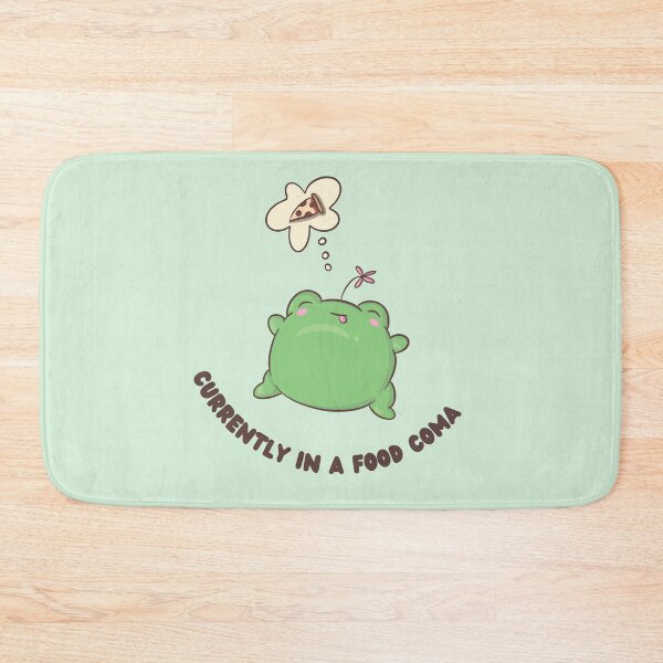 Item preview, Food Coma Frog designed and sold by ShyHomebodyClub.