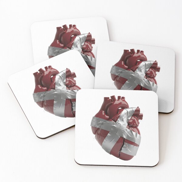Item preview, Realistic Anatomical Heart Held Together With Duct Tape designed and sold by DigitalAnnaBanana.