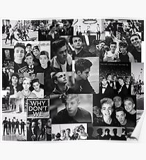 full black and white Poster
