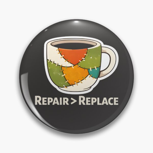 Item preview, Repair > Replace – Sustainable Repair Economy Coffee Cup Design designed and sold by BriyaSol.