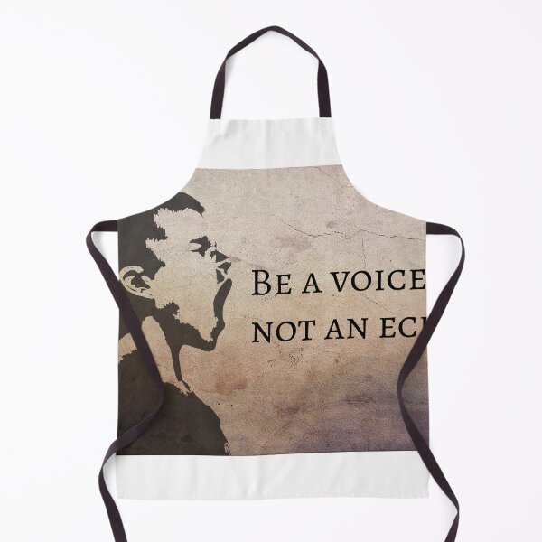 Item preview, Be a voice not an echo designed and sold by Serecci says......