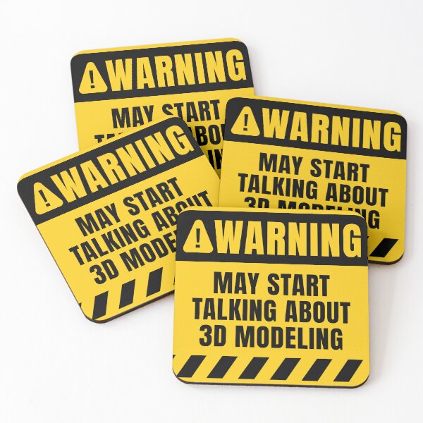 Item preview, May Start Talking About 3D Modeling designed and sold by MaryAller.