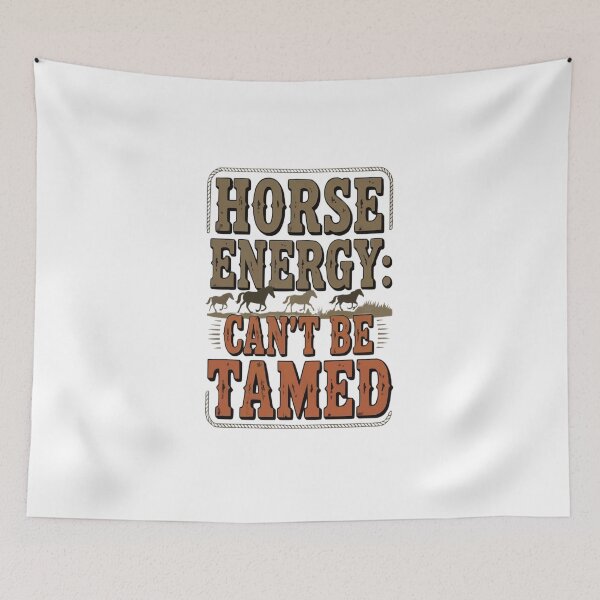 Item preview, Horse Energy Can’t Be Tamed – Chinese Zodiac Horse Shirt designed and sold by MoodThreadz.