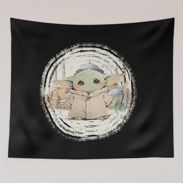 Item preview, BABY YODA AT HAGIA SOPHIA designed and sold by LIS AND MELIVERSO.