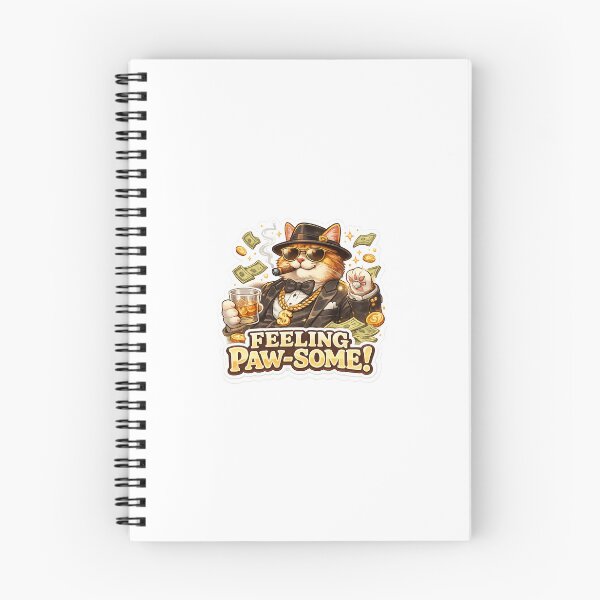 Item preview, Funny Gangster Cat Feeling Paw-some designed and sold by LSChauhan.
