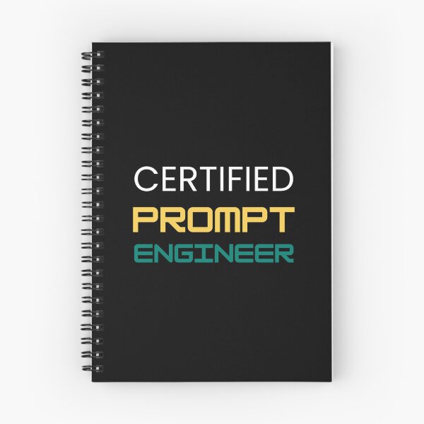 Item preview, Certified Prompt Engineer designed and sold by DigitalMagShop.