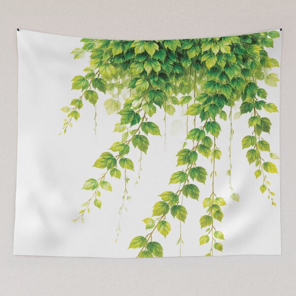 Item preview, Watercolor Hanging Leaves Botanical Illustration designed and sold by Gold Turtle  Lina.