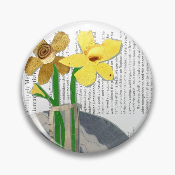Item preview, Collage daffodil designed and sold by Page48PaperArt.