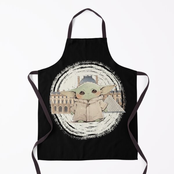 Item preview, BABY YODA AT THE LOUVRE MUSEUM designed and sold by LIS AND MELIVERSO.