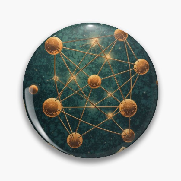 Item preview, Atomic Geometry Crystal Structure designed and sold by Nela Creative Lab.