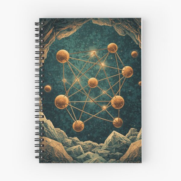 Item preview, Atomic Geometry Crystal Structure designed and sold by Nela Creative Lab.