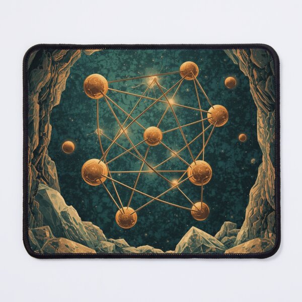 Item preview, Atomic Geometry Crystal Structure designed and sold by Nela Creative Lab.