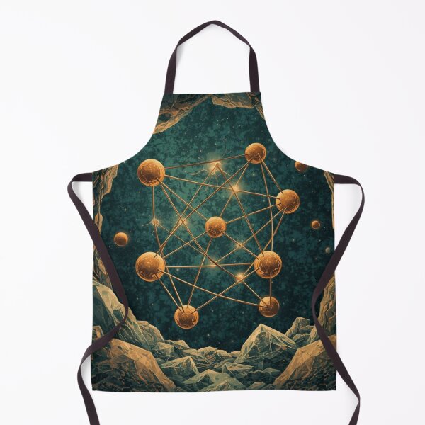 Item preview, Atomic Geometry Crystal Structure designed and sold by Nela Creative Lab.