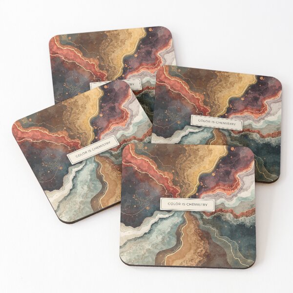 Item preview, Color is Chemistry Abstract Agate Texture designed and sold by Nela Creative Lab.