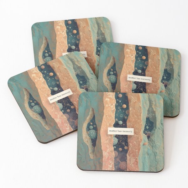 Item preview, Matter Has Memory Abstract Geological Art designed and sold by Nela Creative Lab.