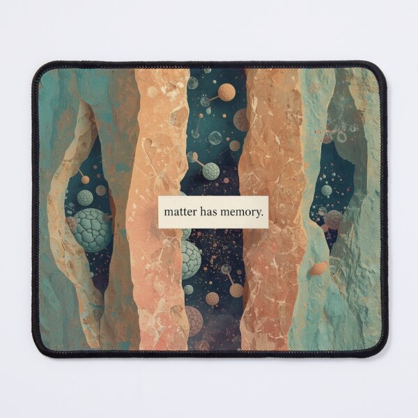 Item preview, Matter Has Memory Abstract Geological Art designed and sold by Nela Creative Lab.