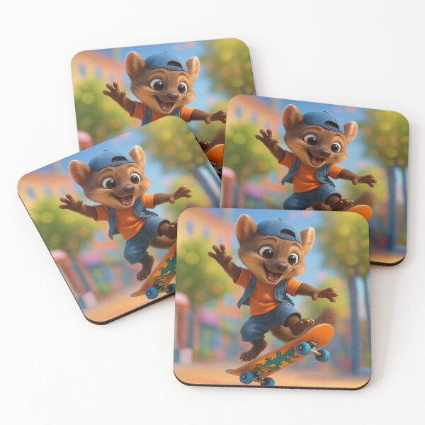 Item preview, Skater Pine Marten designed and sold by Sillytoe.