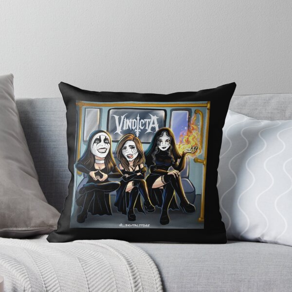Item preview, Dark nuns corpsepaint band Vindicta designed and sold by Brutalstore.