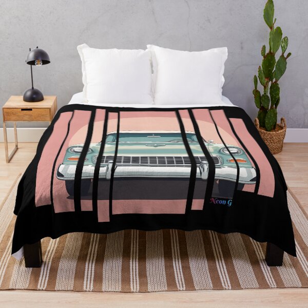 Item preview, Chevy Bel Air 1955, 50s pastel palette, chrome shine, mid-century 7 designed and sold by Neon G.