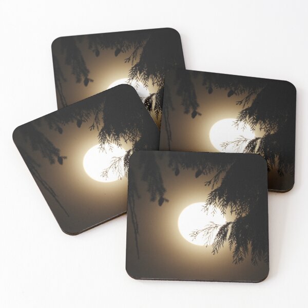 Item preview, Moon through the trees designed and sold by GoExplorephoto.