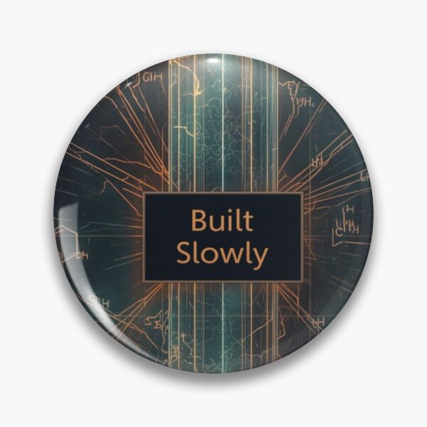 Item preview, Built Slowly | Chemistry & Crystal Illustration designed and sold by Nela Creative Lab.