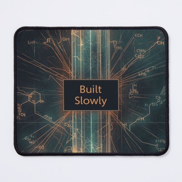 Item preview, Built Slowly | Chemistry & Crystal Illustration designed and sold by Nela Creative Lab.