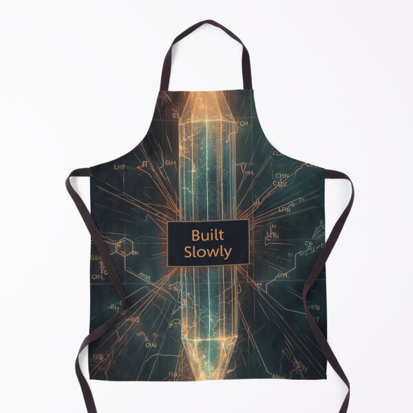 Item preview, Built Slowly | Chemistry & Crystal Illustration designed and sold by Nela Creative Lab.