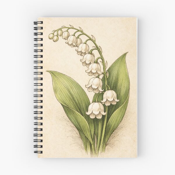 Artikelvorschau, Vintage-Kunstdruck mit Maiglöckchenmotiv – Antike florale Wandkunst entworfen und verkauft von Darlin8888.