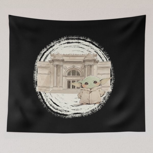 Item preview, BABY YODA AT THE MET MUSEUM NYC designed and sold by LIS AND MELIVERSO.