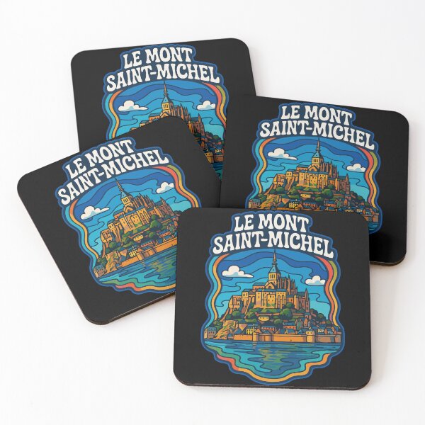 Item preview, Le Mont Saint Michel Trippy Art Travel designed and sold by TomFrontierArt.