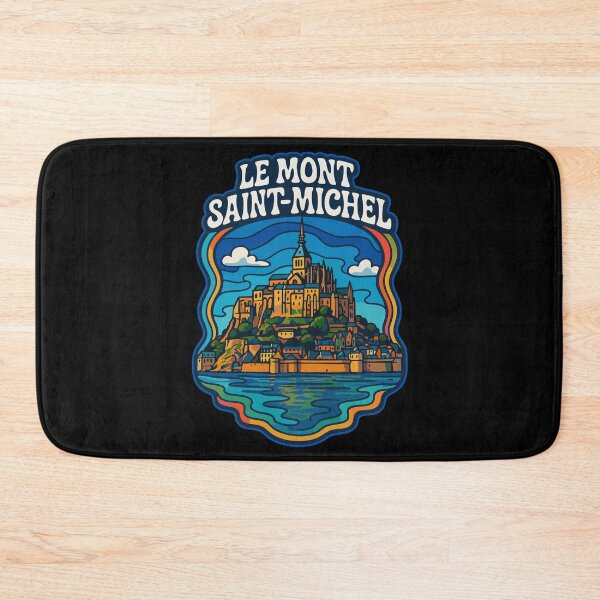Item preview, Le Mont Saint Michel Trippy Art Travel designed and sold by TomFrontierArt.