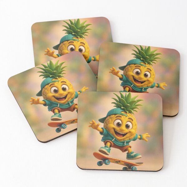 Item preview, Skater Pineapple designed and sold by Sillytoe.