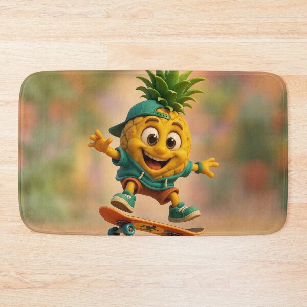 Item preview, Skater Pineapple designed and sold by Sillytoe.