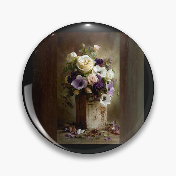 Item preview, Elegant Floral Still Life Painting – Timeless Home Décor #5 designed and sold by Helios Be. Lavsh.