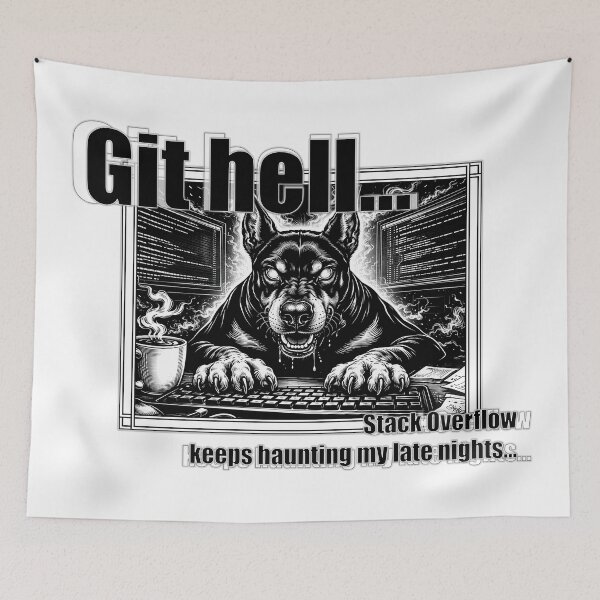 Item preview, Stack Overflow Keeps Haunting My Late Nights designed and sold by ArhiStrategOne.