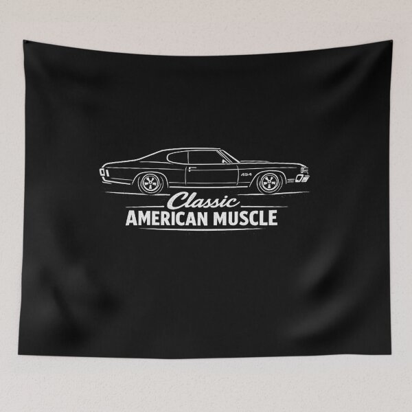 Item preview, Classic 70s Muscle Car designed and sold by PrintHorizonD.