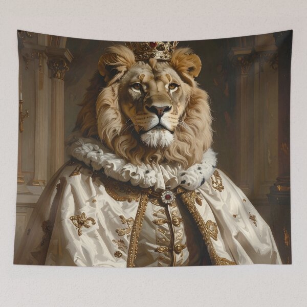 Item preview, Noble Renaissance Lion Monarch Royal Portrait designed and sold by Rutvain.